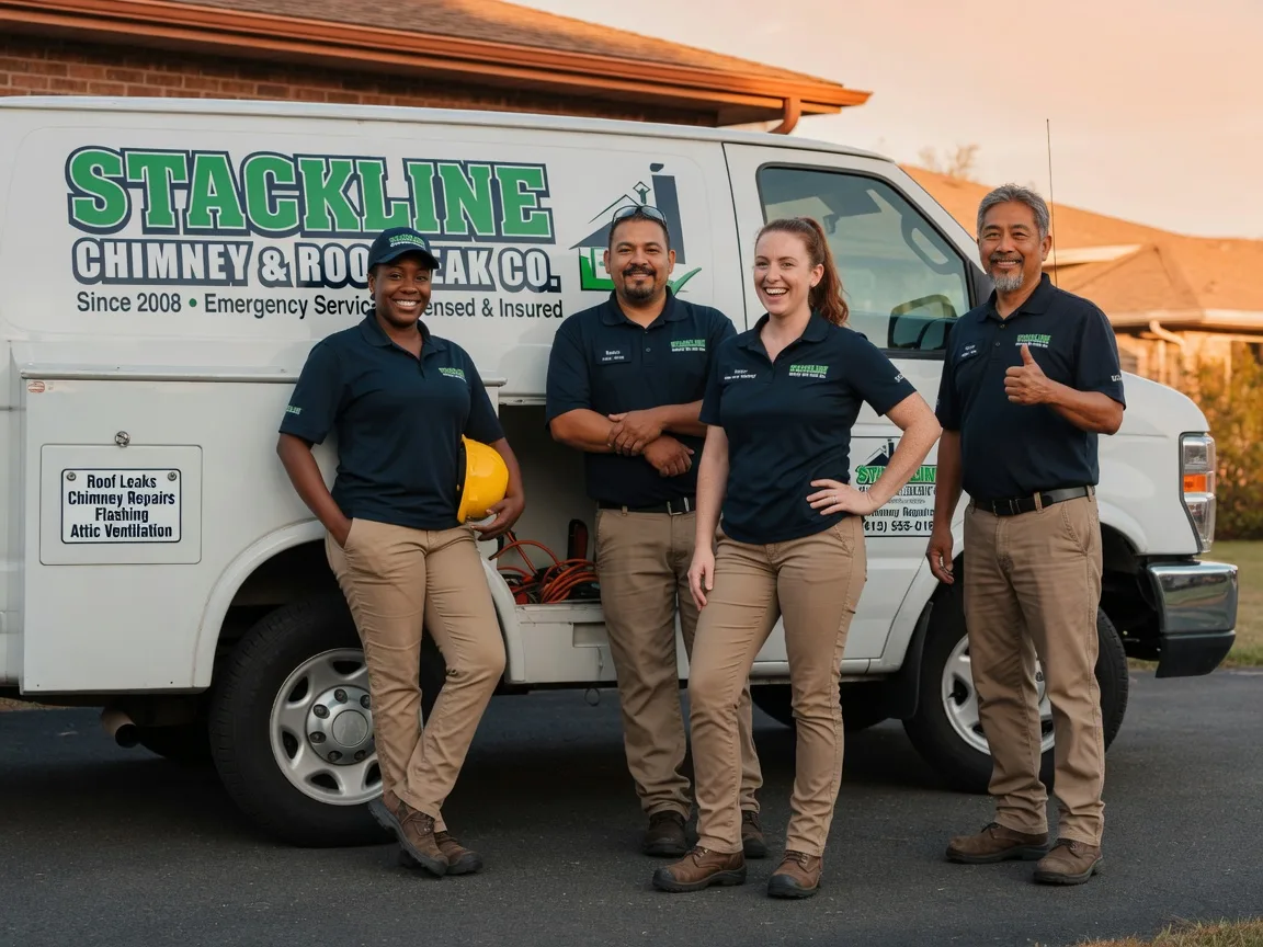 Chimney flashing repair company in Whitsett, NC